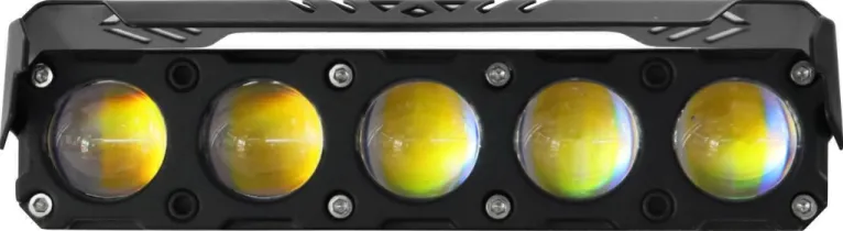 Faro 5 LED lupa rectangular 12/24V